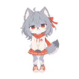 遠吠えオオカミ