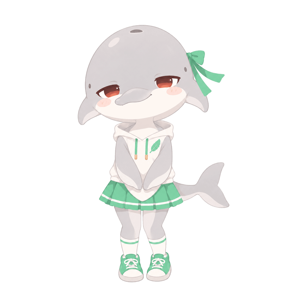 波乗りイルカ