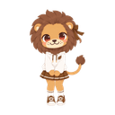 番人ライオン