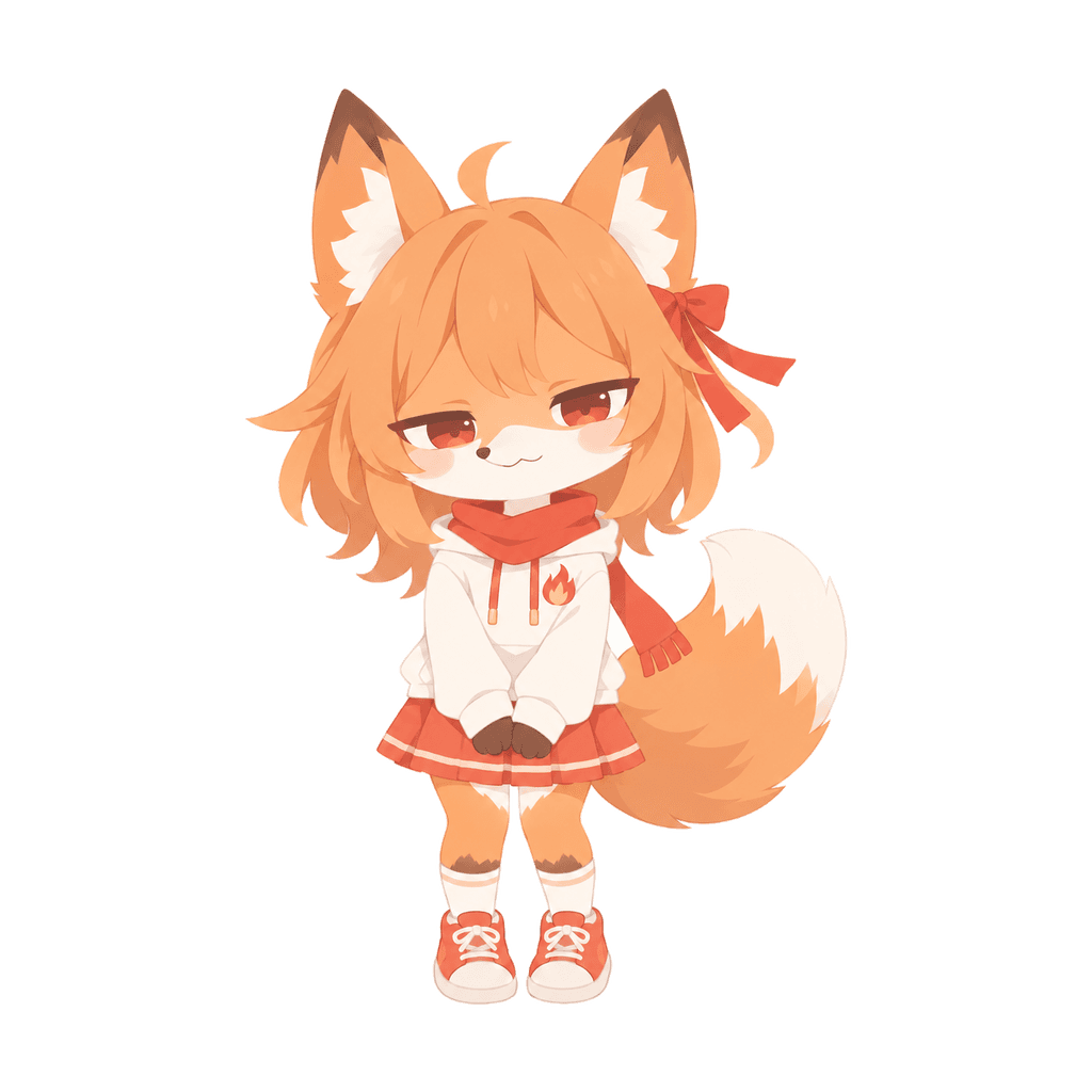 焚き火キツネ