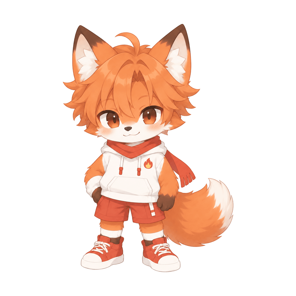 焚き火キツネ